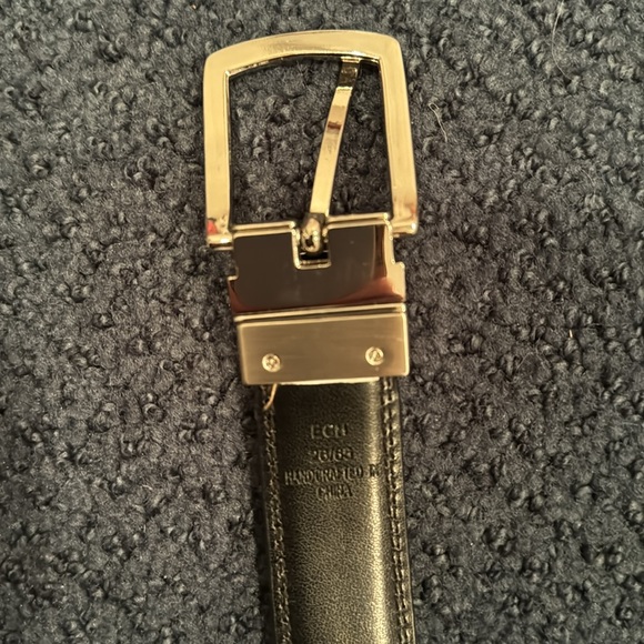 Boys Nautica Dark Brown Leather Belt 26’’ - Picture 5 of 5